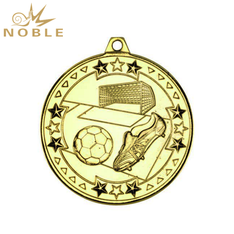 Metal Gold Football Medal