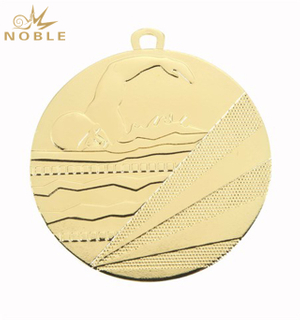 Gold Swimming Medal For Souvenir