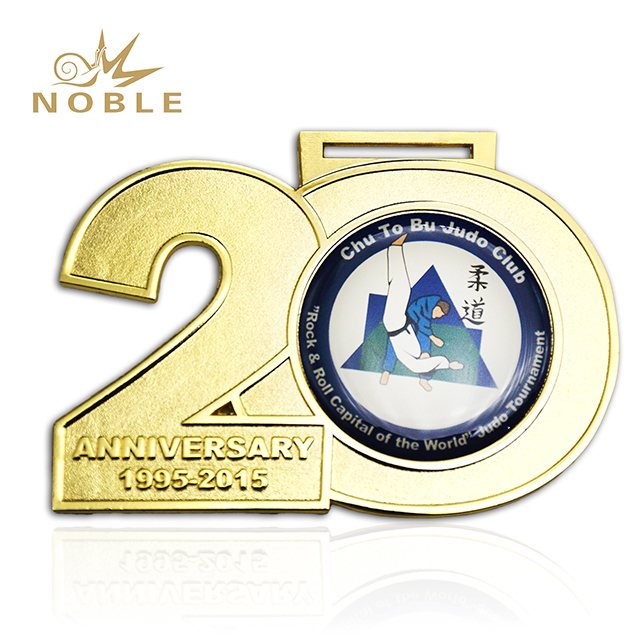 20th Anniversary Judo Tornament Medal