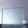 Blank Square Glass Star Trophy with Metal Star