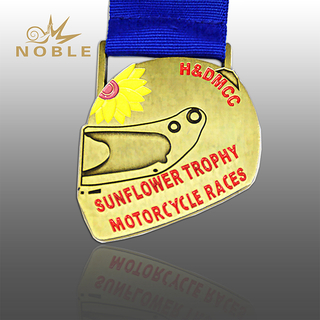 Metal Helmet Medal for Your Sports Events 