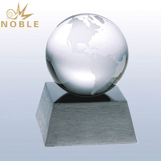 Crystal Globe Award on The Metal Base