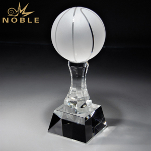 2019 New Design Clear Crystal Basketball Award