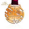 Custom Cut Out Bronze Medal