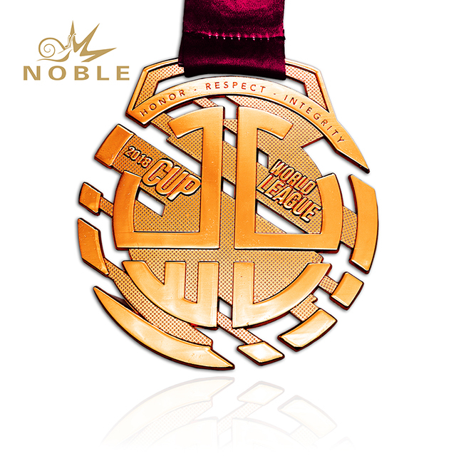 Custom Cut Out Bronze Medal
