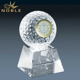 Crystal Golf Desktop Clock