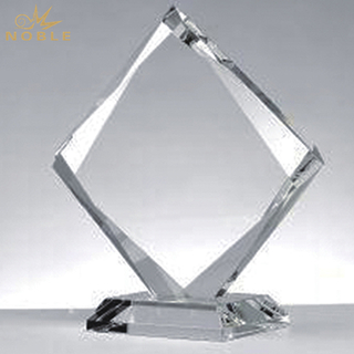 Hot Selling Crystal Shield Award On Base