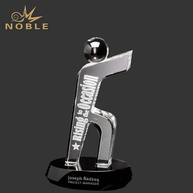 Teamwork Trophy Crystal Coalition Firgure Award