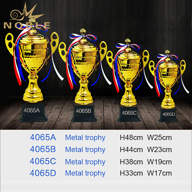 Custom Metal Trophy with Black Base