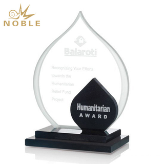 Clear Blank Southwell Crystal Flame Award