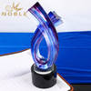 New Colorful Star Hand Blown Glass Trophy