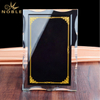 Custom Wavy Edge Crystal Plaque