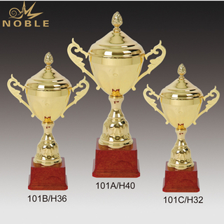 Three Sizes Sports Metal Trophy Cup