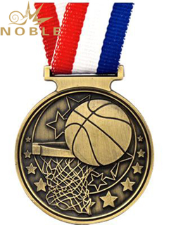 Custom Metal Basketball Medal