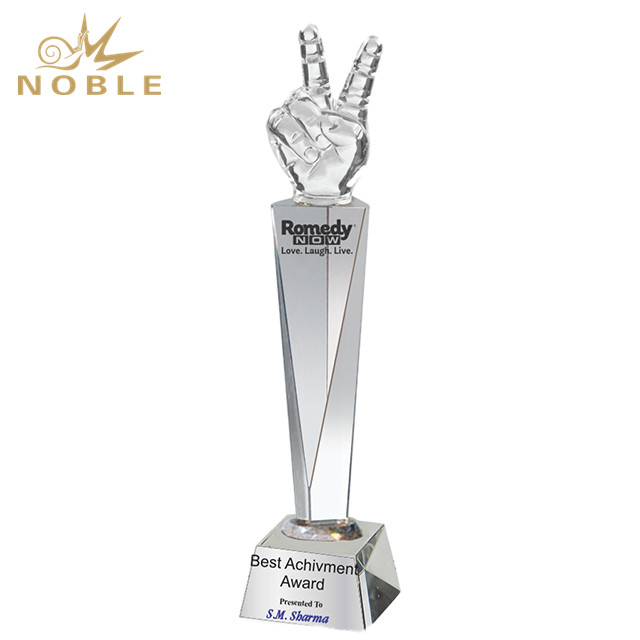 Pillar Achievement Crystal Corporate Trophy
