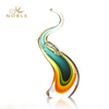 Elephant Art Glass Sculpture 