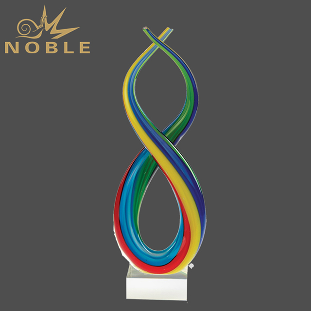 155---043 BD-J473-HR Spectrum Rainbow Artglass Award