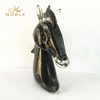 Black Horse Art Glass Sculpture 