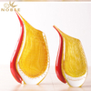Yellow Art Glass Hand Blown Glass As Home Decoration