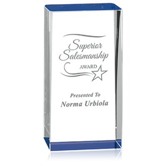 Blue Color Acrylic Block 