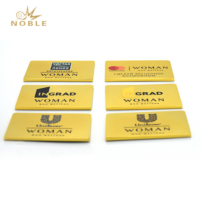 Custom Gold Metal Sheild Metal Plate