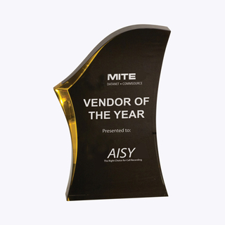 Gold Luminary Surge Acrylic Trophy