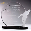 Soccer Award Crystal Sports Trophy