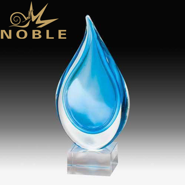 Custom Art Glass Crystal Trophy