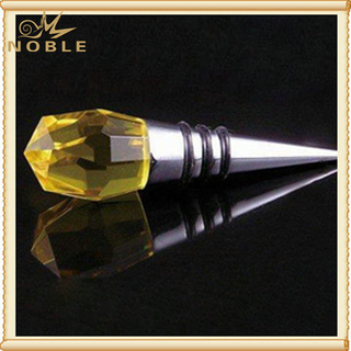 Custom Gold Crystal Diamond Wine Bottle Stopper 