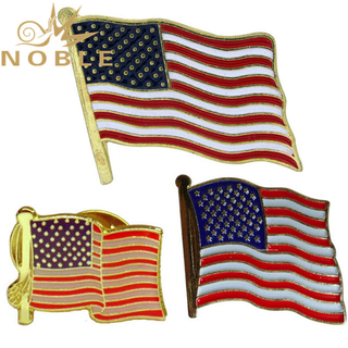 USA Flag Metal Lapel Pins