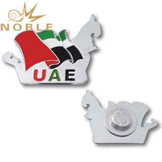 Metal UAE Map National Day Logo Lapel Pins
