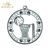 Netball 'Tri Star' Medal - Silver 2in