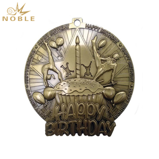 Popular Happy Birthday Metal Medal
