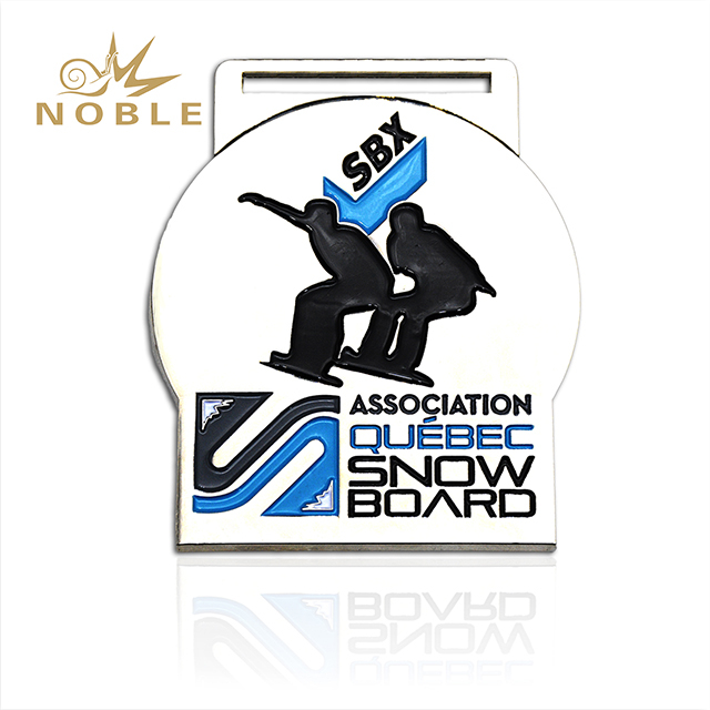 Custom Skiing Medal 