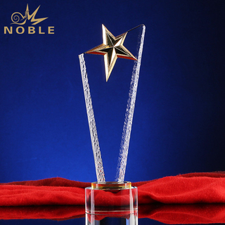 Noble Custom Made Sports Crystal Star Trophy