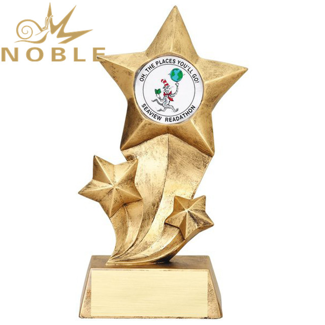 NB-CST290 RESIN STAR WITH 2 MYLAR HOLDER INSERT