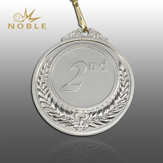 Silver Custom Sports Medal