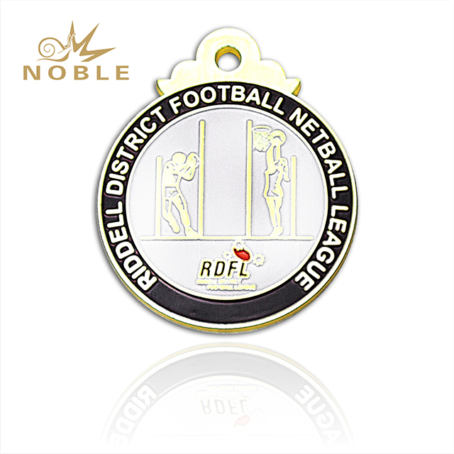 2019 Metal Custom Netball Medal