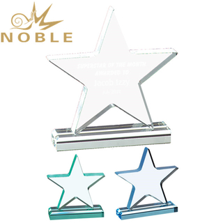 Free Engraving Different Sizes Acrylic Star Trophy 