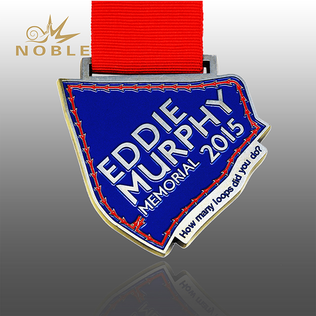 High Quality Custom Running Map Medal 