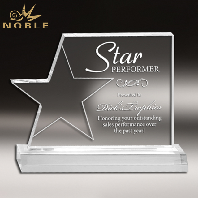 NB-CST 226 Acrylic Clear Star Page Trophy Award