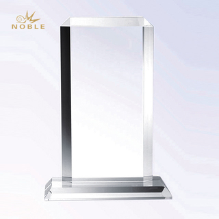 Blank Rectangle Crystal Plaque Award