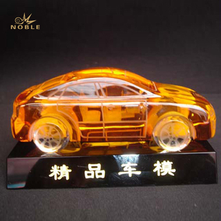 Custom Colored Crystal Car Model