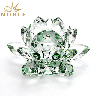 Green Crystal Lotus For Wedding Gifts