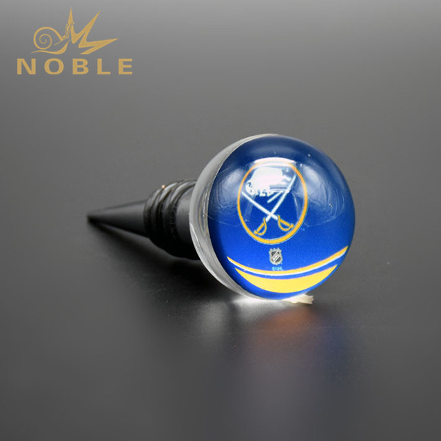 Noble Custom Resin Metal Bottle Wine Stopper
