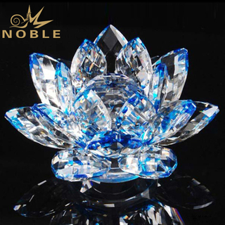 Flower Lotus Crystal Decorations Ornaments Gifts