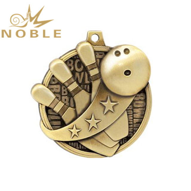 Custom High Quality Bowling Medal
