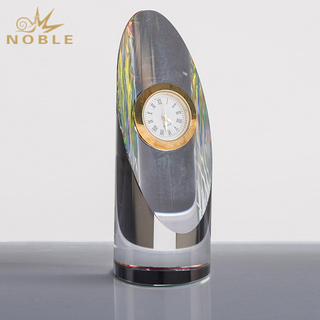 Optical Crystal Spectral Cylinder Clock Award