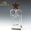 Custom Made Design Numbers Star Crystal Anniversary Trophy