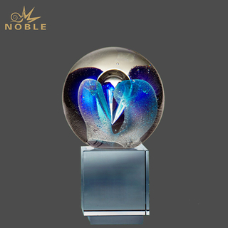 Intrigue Crystal Art Glass Award